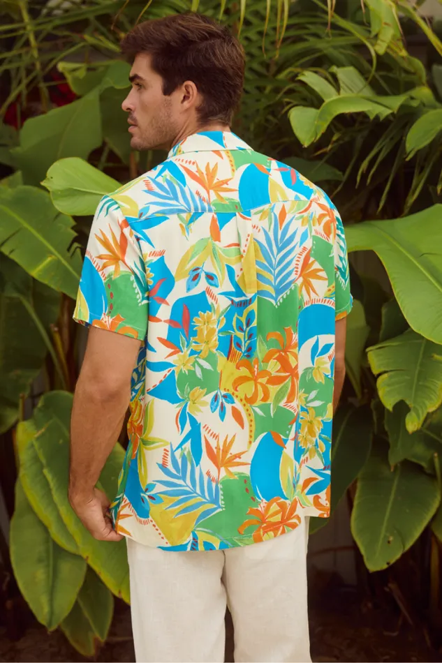 Runaway The Label Shirts MASON SHIRT Malta Print 8211 Men