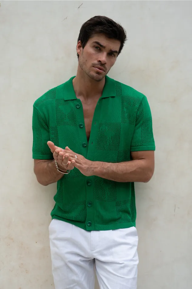 Runaway The Label Shirts PATRICK SHIRT Green 8211 Men