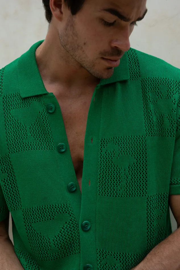 Runaway The Label Shirts PATRICK SHIRT Green 8211 Men