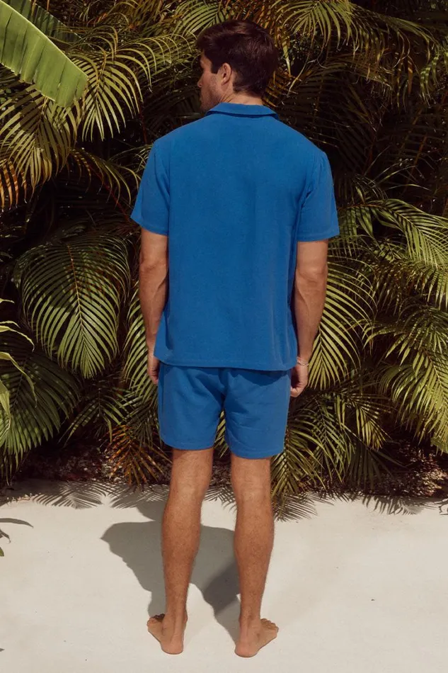 Runaway The Label Shirts POOLSIDE SHIRT Blue 8211 Men