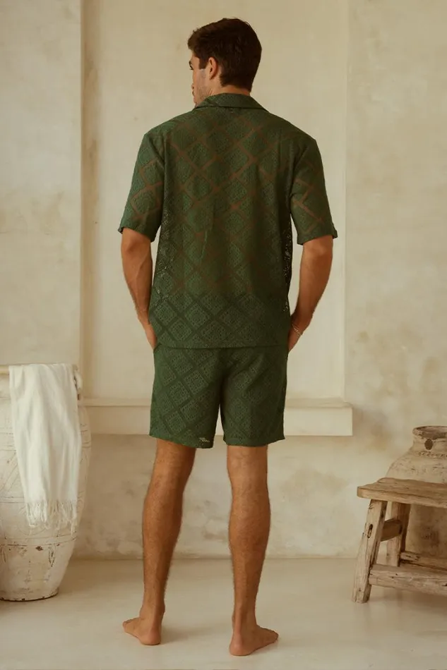 Runaway The Label Shorts TULUM SHORT Olive 8211 Men