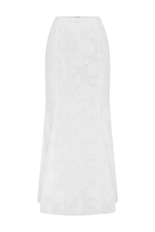 Runaway The Label Skirts LARINA MAXI SKIRT White 8211 Women