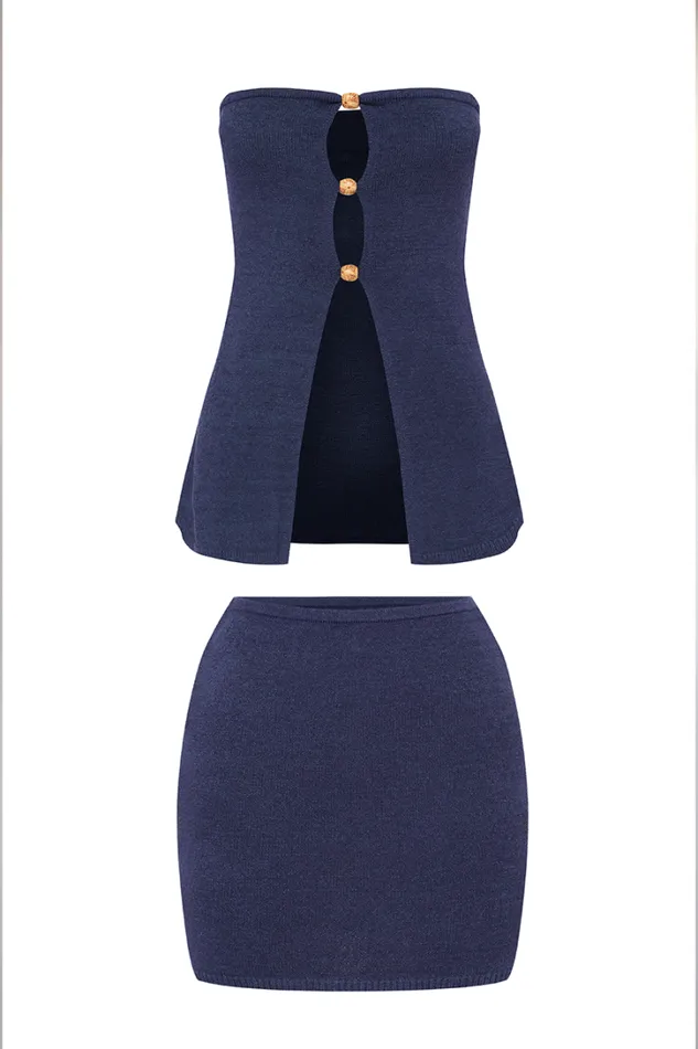 Runaway The Label Skirts NELLIE MINI SKIRT Midnight 8211 Women Runaway The Label Skirts NELLIE MINI SKIRT Midnight 8211 Women