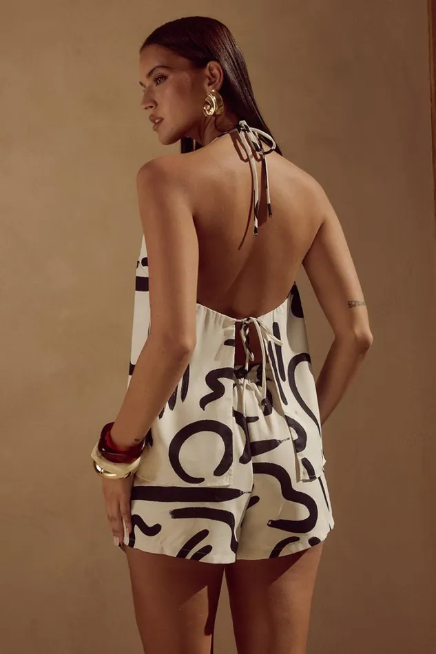 Runaway The Label Summer Sets LUISA TOP York Sand 8211 Women
