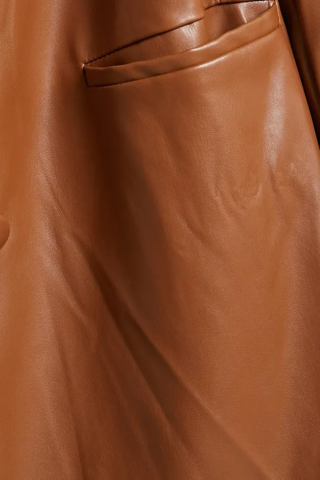 Samanfa Jacket 8211 Faux Leather Jacket In Tan Women Showpo Blazers Samanfa Jacket 8211 Faux Leather Jacket In Tan Women Showpo Blazers