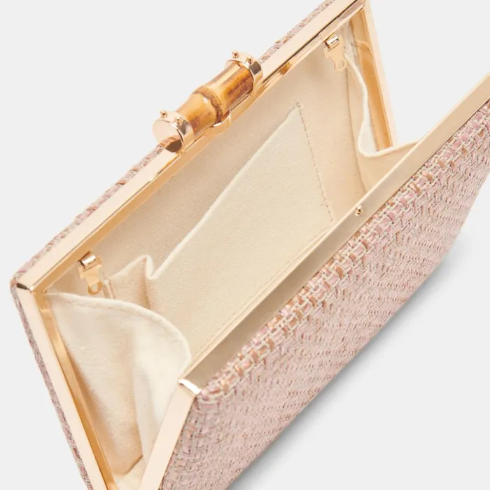 Sandy Clutch Pink Woven Women Dolce Vita Handbags