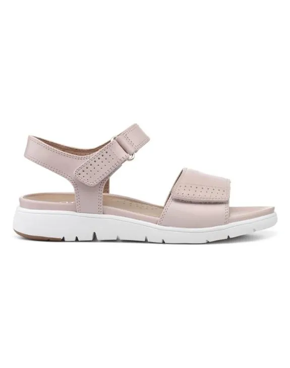 Saunter Sandal Blush Women Hotter Touch Fasten Sandals