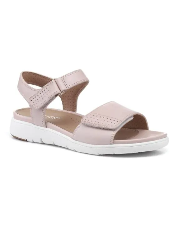Saunter Sandal Blush Women Hotter Touch Fasten Sandals