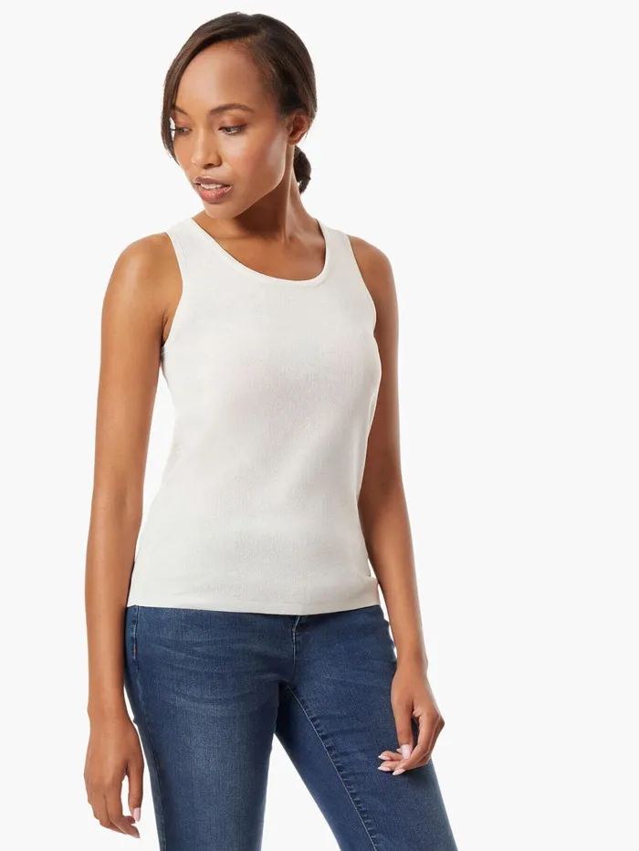 Scoop Neck Knit Tank Top Women Jones New York Tanks and Tees Scoop Neck Knit Tank Top Women Jones New York Tanks and Tees