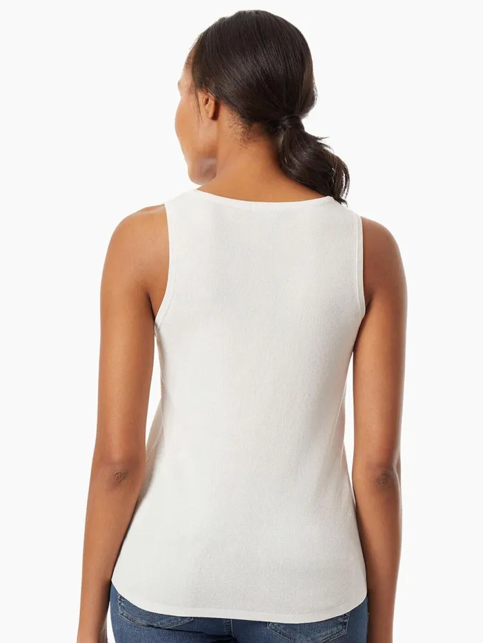 Scoop Neck Knit Tank Top Women Jones New York Tanks and Tees Scoop Neck Knit Tank Top Women Jones New York Tanks and Tees