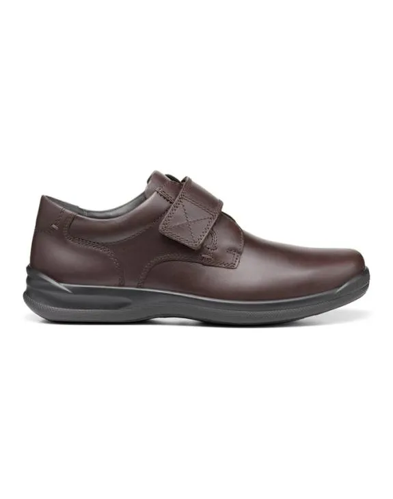 Sedgwick II Shoes Dark Brown Mens Hotter Touch Fasten