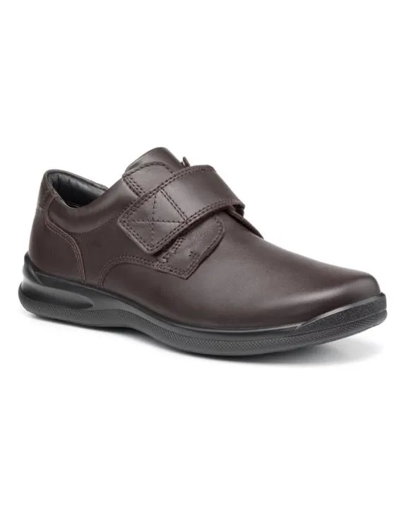 Sedgwick II Shoes Dark Brown Mens Hotter Touch Fasten