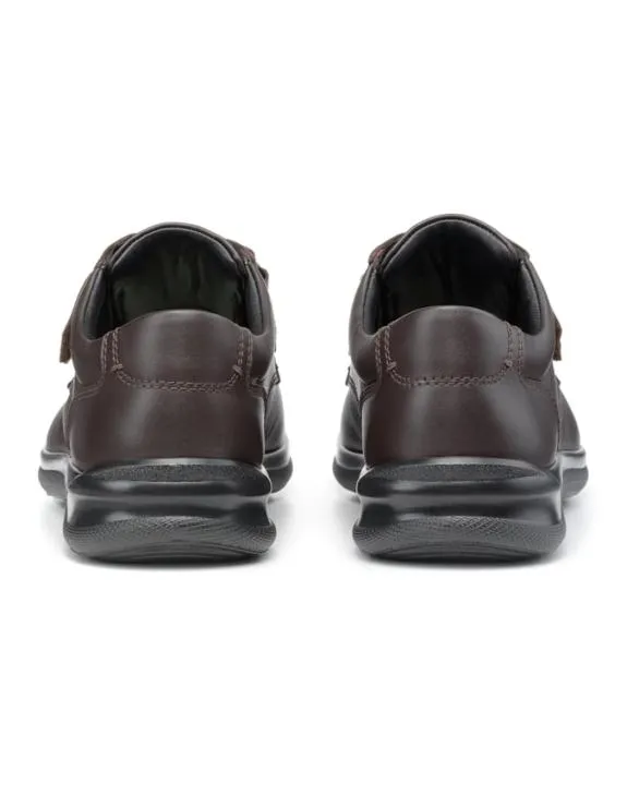 Sedgwick II Shoes Dark Brown Mens Hotter Touch Fasten