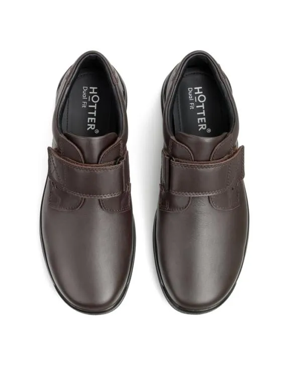 Sedgwick II Shoes Dark Brown Mens Hotter Touch Fasten