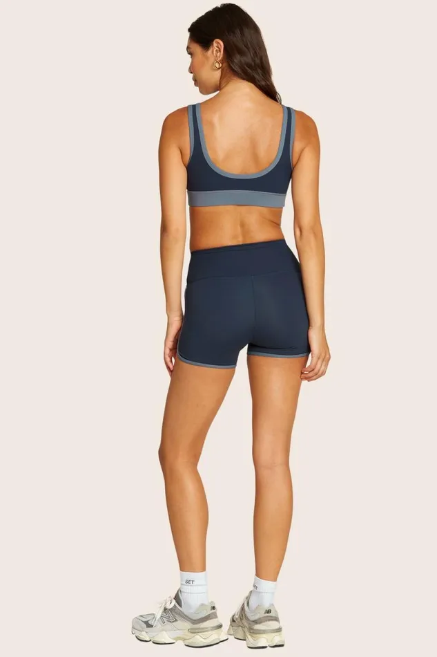 SET ACTIVE Activewear SPORTBODY SPORTY STRIPE SHORTS 8211 HARBOR 8211 Women