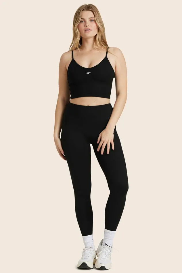 SET ACTIVE Bottoms FORMCLOUD CLOUD HIGHRISE LEGGINGS 8211 ONYX 8211 Women