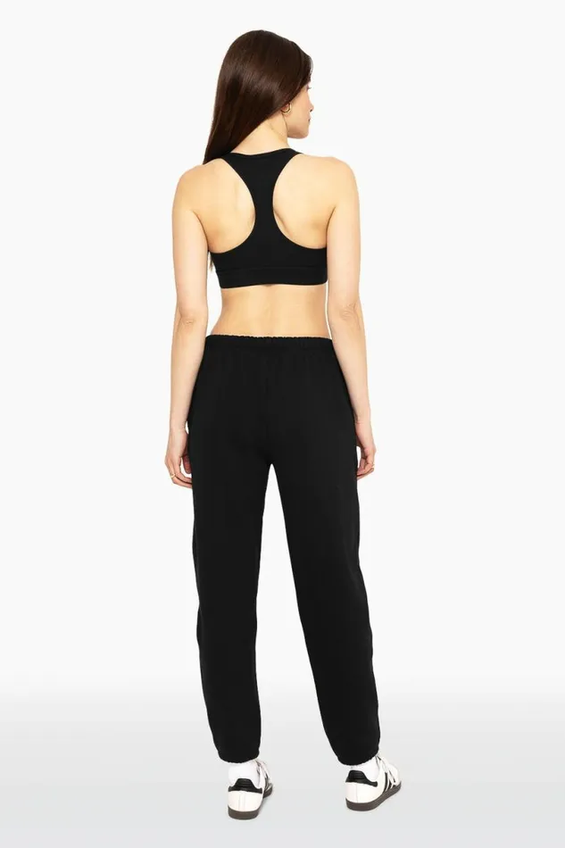 SET ACTIVE Bottoms HEAVYWEIGHT SWEATS DRAWSTRING SWEATPANTS 8211 ONYX 8211 Women