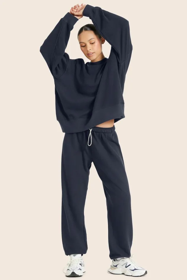 SET ACTIVE Bottoms LIGHTWEIGHT SWEATS CLASSIC OLD SCHOOL SWEATPANTS 8211 SPADES 8211 Women