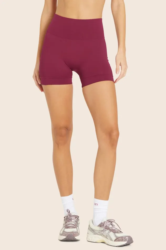 SET ACTIVE Bottoms SCULPTFLEX POWER SHORTS 8211 WILDBERRY 8211 Women