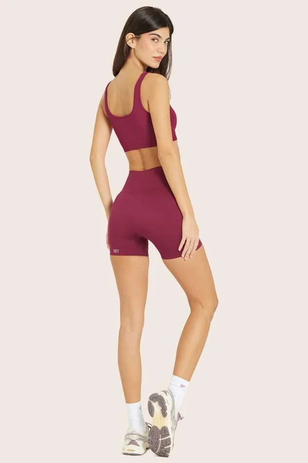 SET ACTIVE Bottoms SCULPTFLEX POWER SHORTS 8211 WILDBERRY 8211 Women