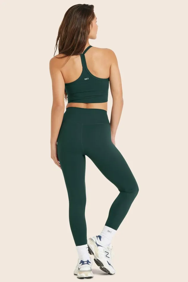 SET ACTIVE Leggings SPORTBODY SPORTY LEGGINGS 8211 IVY 8211 Women