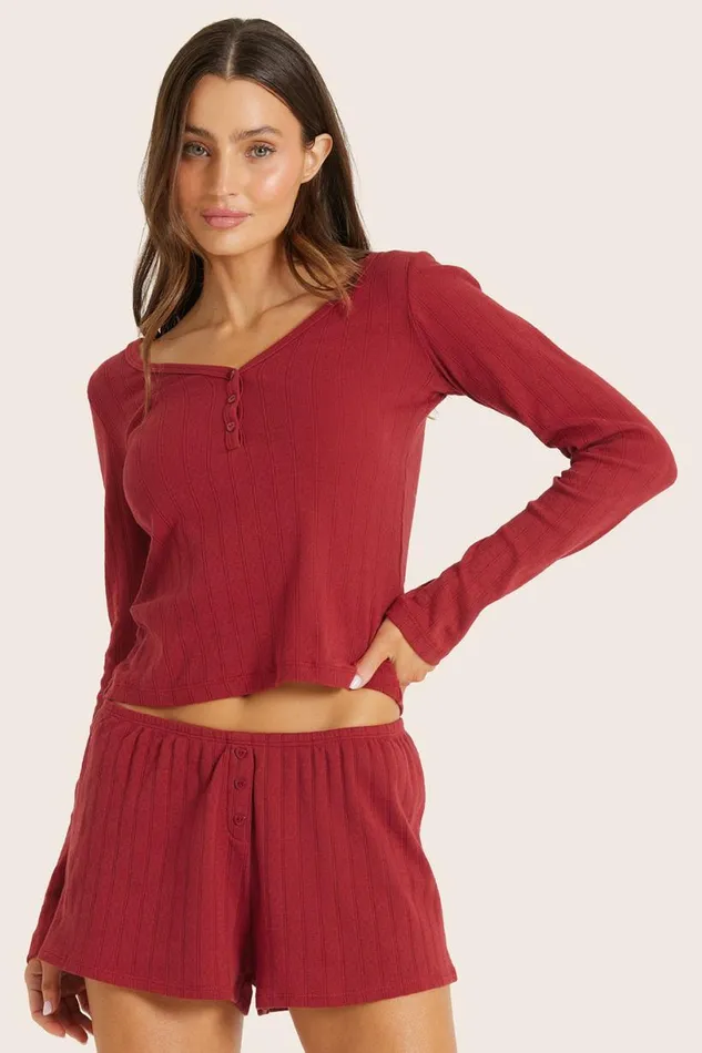 SET ACTIVE Lounge POINTELLE DAINTY HENLEY 8211 LOVE 8211 Women