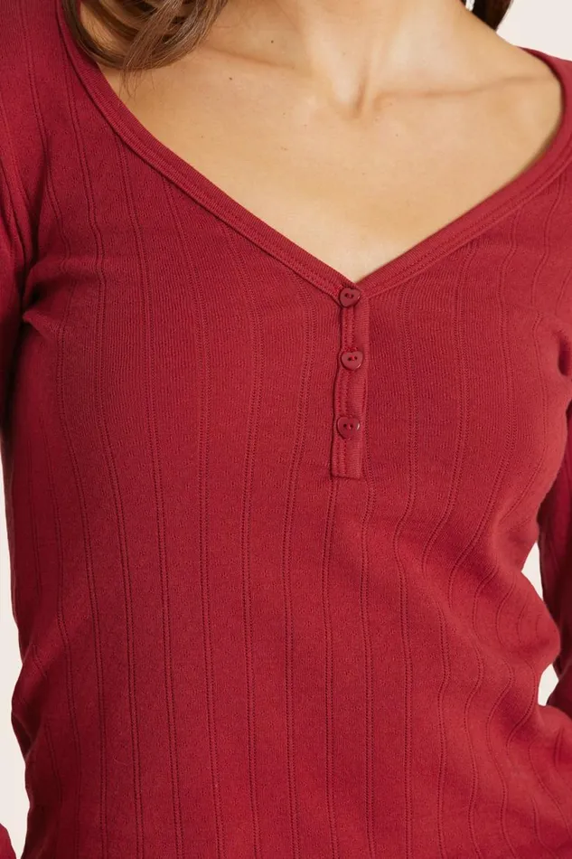 SET ACTIVE Lounge POINTELLE DAINTY HENLEY 8211 LOVE 8211 Women