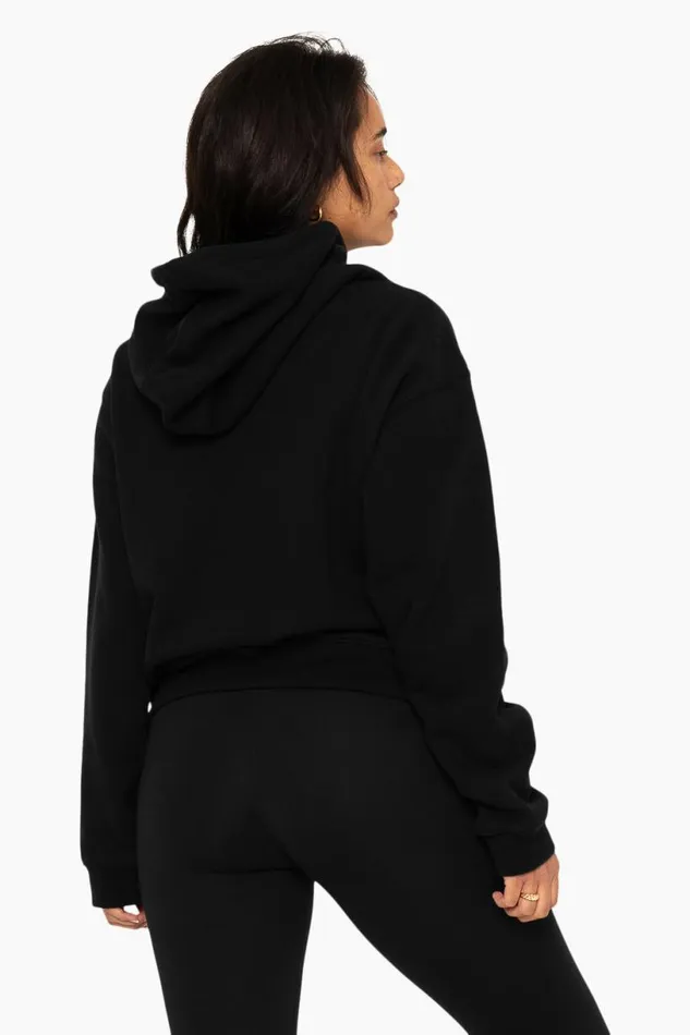 SET ACTIVE Sweats HEAVYWEIGHT SWEATS HOODIE 8211 ONYX 8211 Women