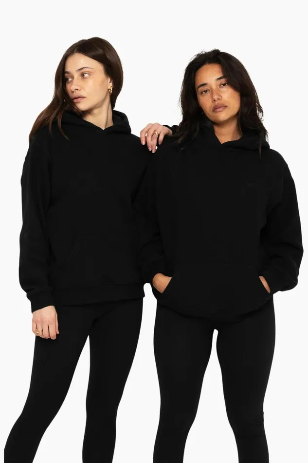 SET ACTIVE Sweats HEAVYWEIGHT SWEATS HOODIE 8211 ONYX 8211 Women