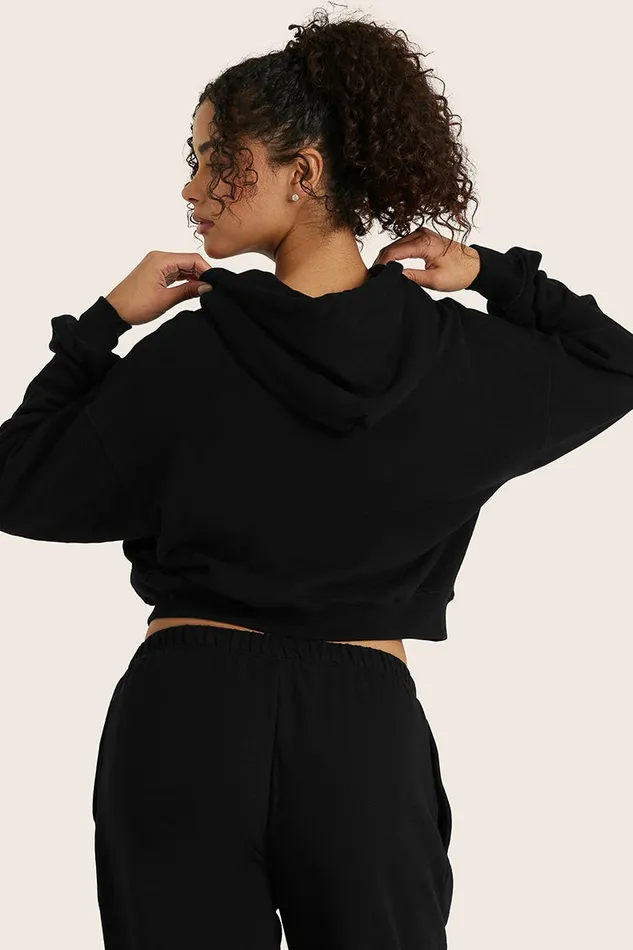 SET ACTIVE Sweats LIGHTWEIGHT SWEATS CLASSIC ZIP HOODIE 8211 ONYX 8211 Women
