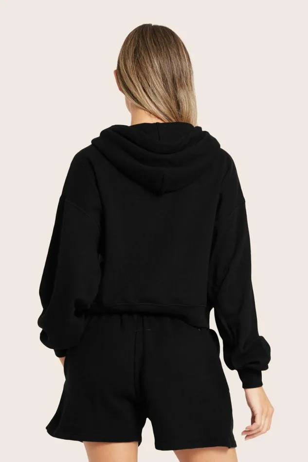 SET ACTIVE Sweats LIGHTWEIGHT SWEATS CLASSIC ZIP HOODIE 8211 ONYX 8211 Women