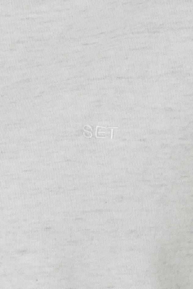 SET ACTIVE Tops HEAVYWEIGHT SWEATS ZIP HOODIE 8211 HEATHER GREY 8211 Women