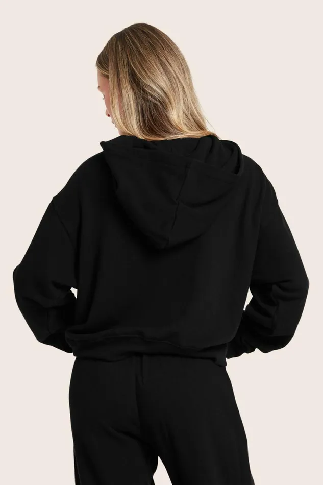 SET ACTIVE Tops LIGHTWEIGHT SWEATS CLASSIC HOODIE 8211 ONYX 8211 Women