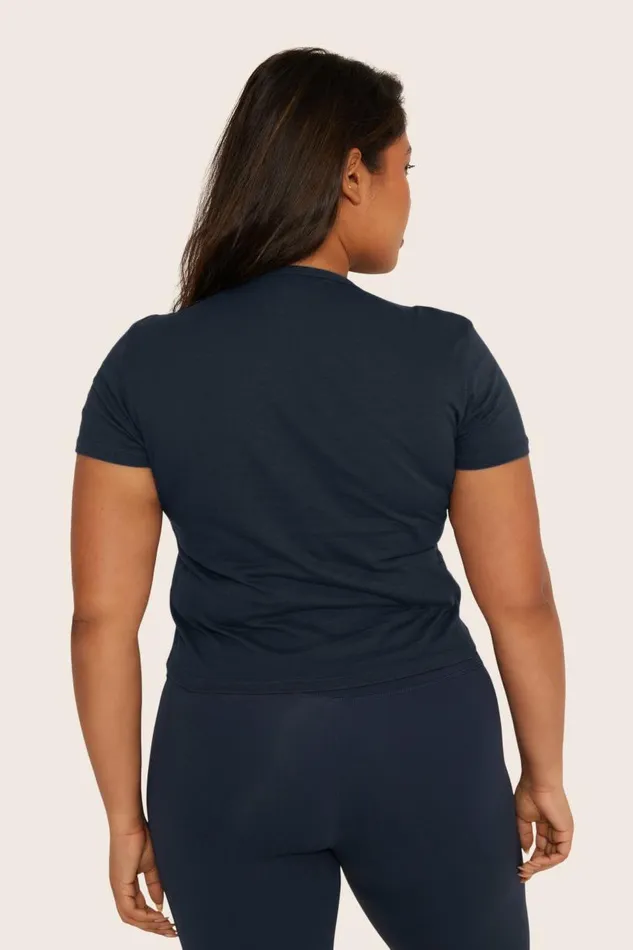 SET ACTIVE Tops Tanks Tees CLASSIC COTTON DAILY TEE 8211 OXFORD 8211 Women