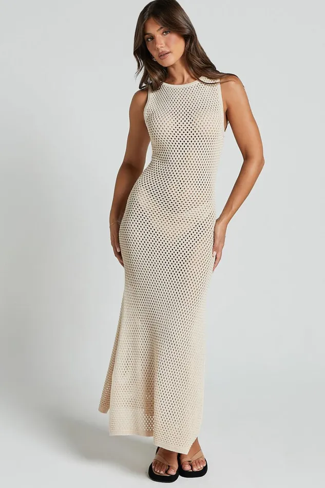 Seven Wonders 8211 Shamine Midi Dress In SAND Women Showpo Dresses