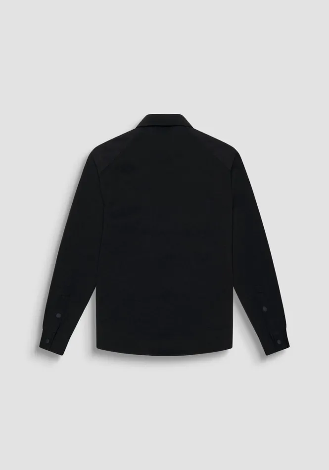 Shirts Men Antony Morato Regular Fit Shirt In Cotton Blend With Pockets Black