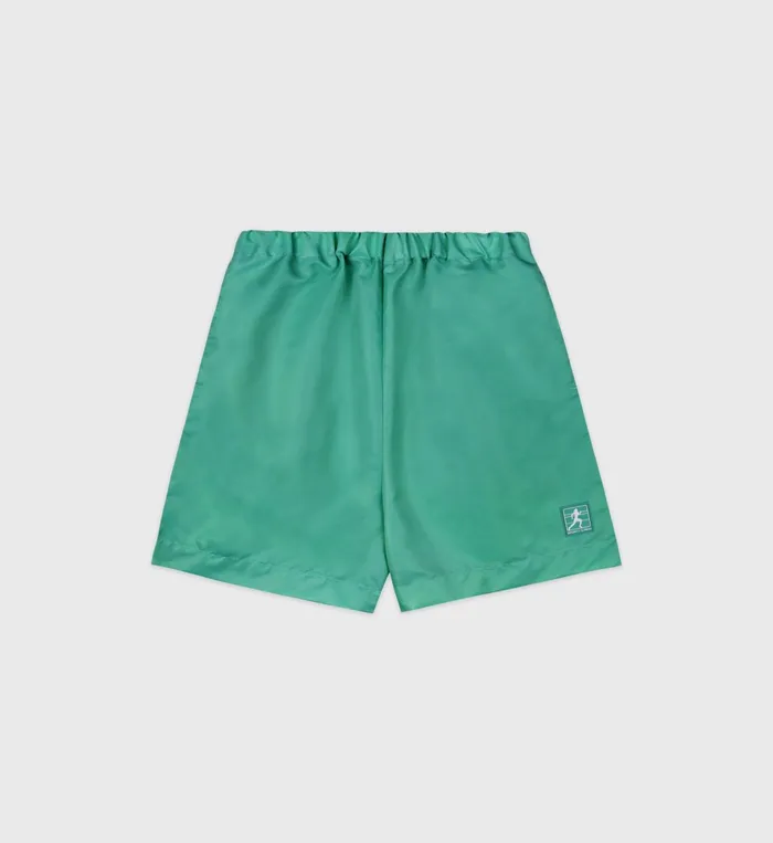 Shorts Women Sporty and Rich Running Woman Nylon Short 8211 Spring GreenWhite