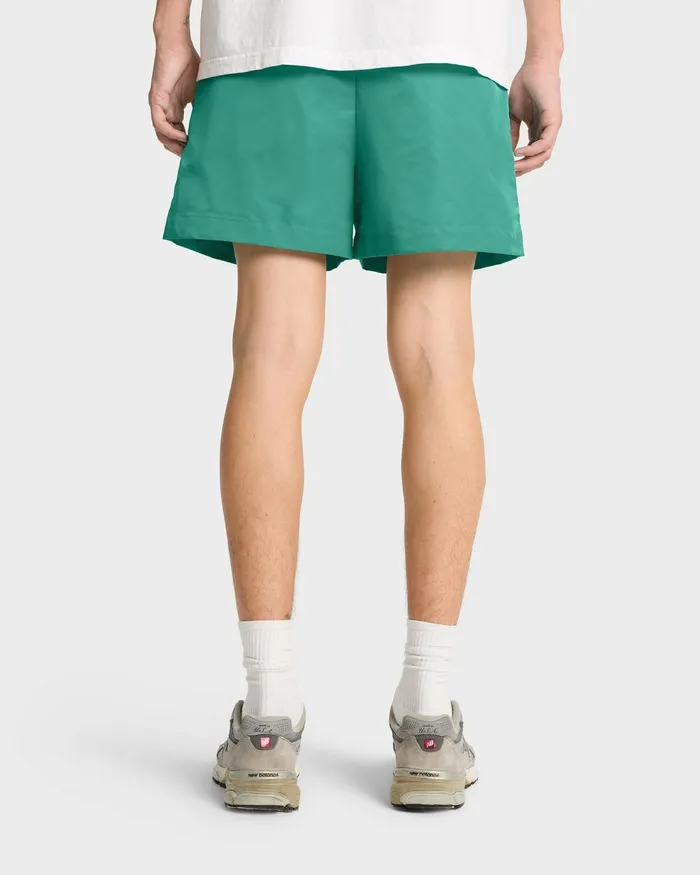 Shorts Women Sporty and Rich Running Woman Nylon Short 8211 Spring GreenWhite