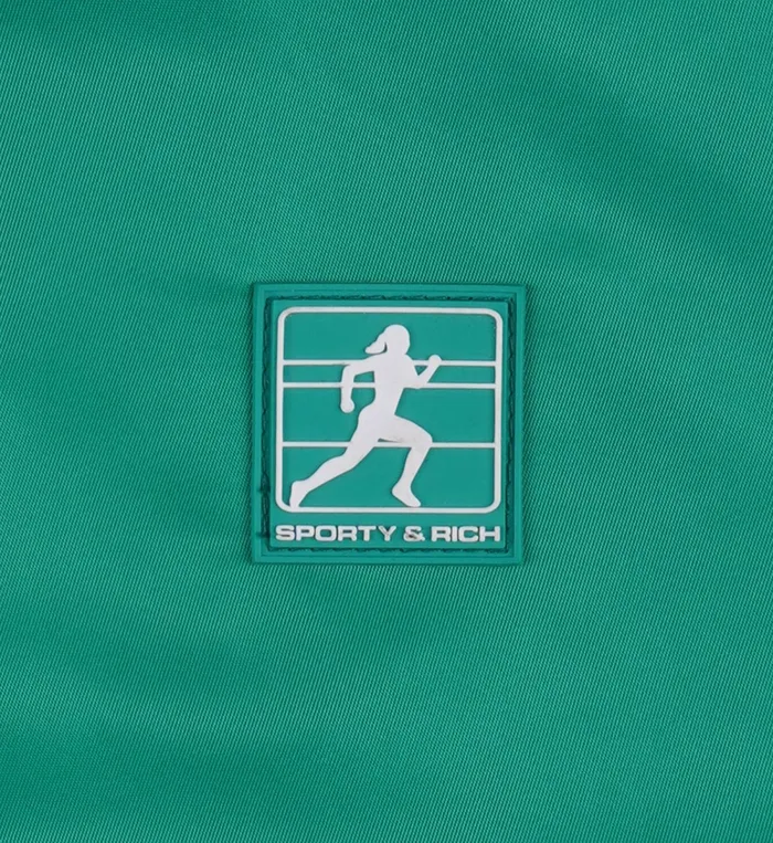 Shorts Women Sporty and Rich Running Woman Nylon Short 8211 Spring GreenWhite
