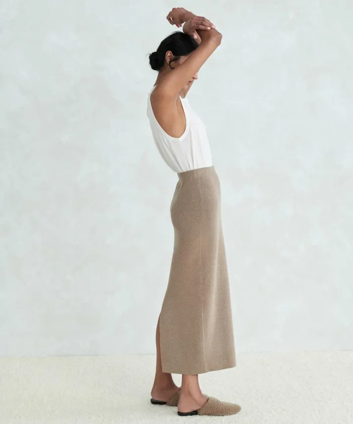 Skirts Women Jenni Kayne Ludlow Skirt Taupe