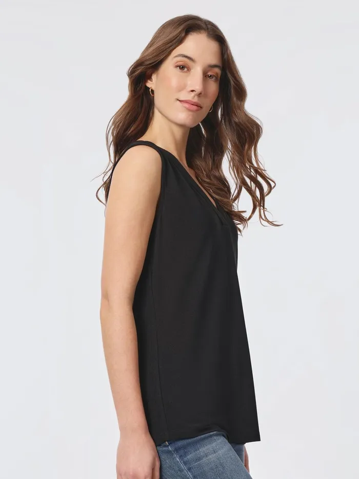 Sleeveless VNeck Pleat Front Blouse Women Jones New York Tops and Blouses Sleeveless VNeck Pleat Front Blouse Women Jones New York Tops and Blouses