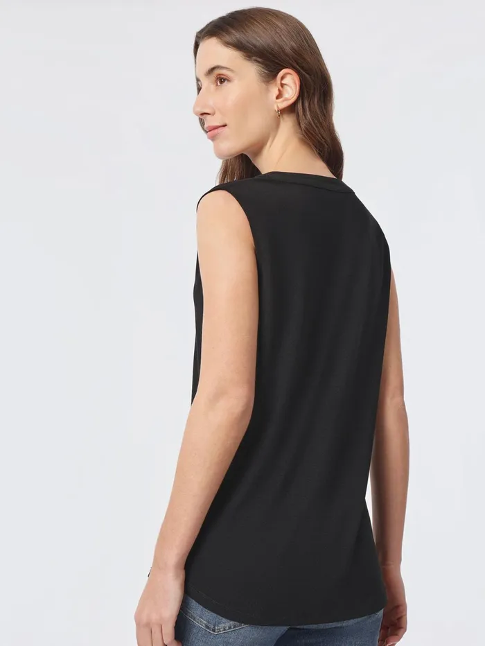 Sleeveless VNeck Pleat Front Blouse Women Jones New York Tops and Blouses Sleeveless VNeck Pleat Front Blouse Women Jones New York Tops and Blouses