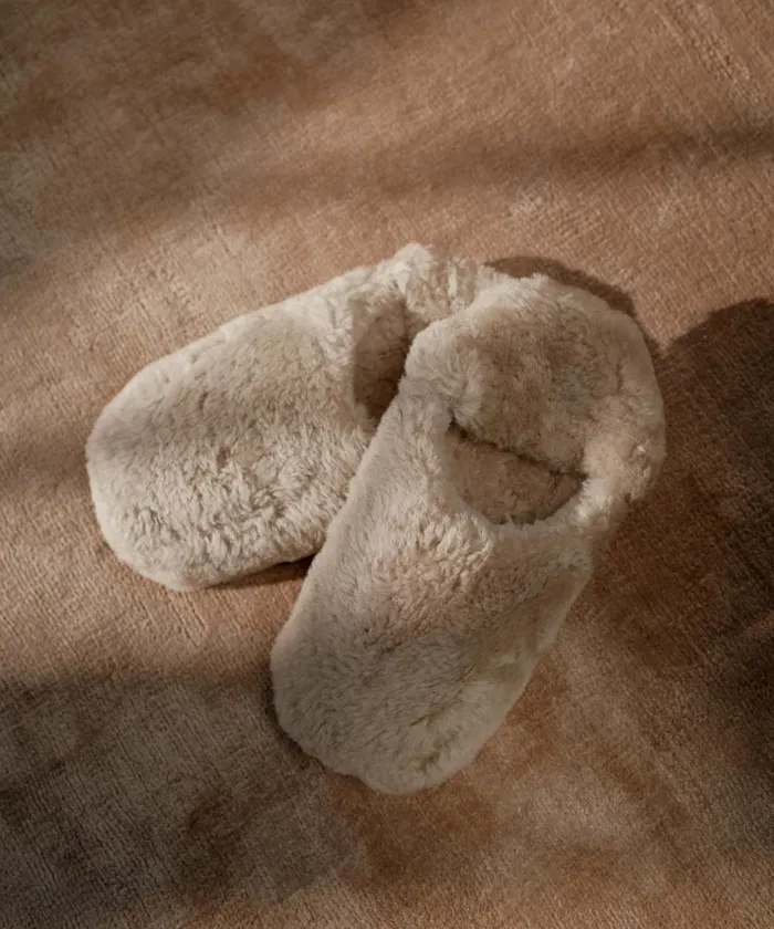 Slippers Women Jenni Kayne Shearling Moroccan Slipper Smoke