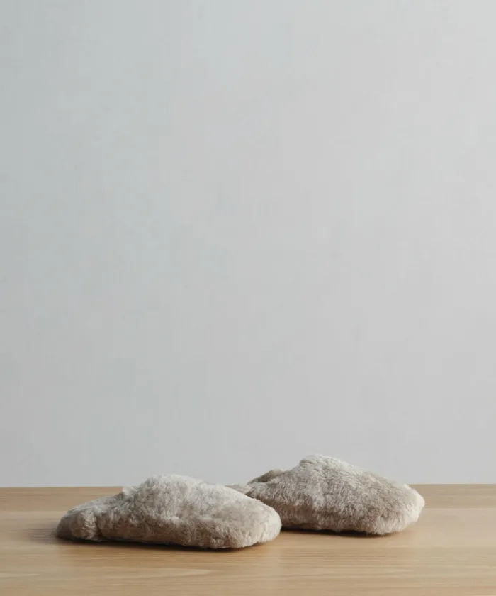 Slippers Women Jenni Kayne Shearling Moroccan Slipper Smoke