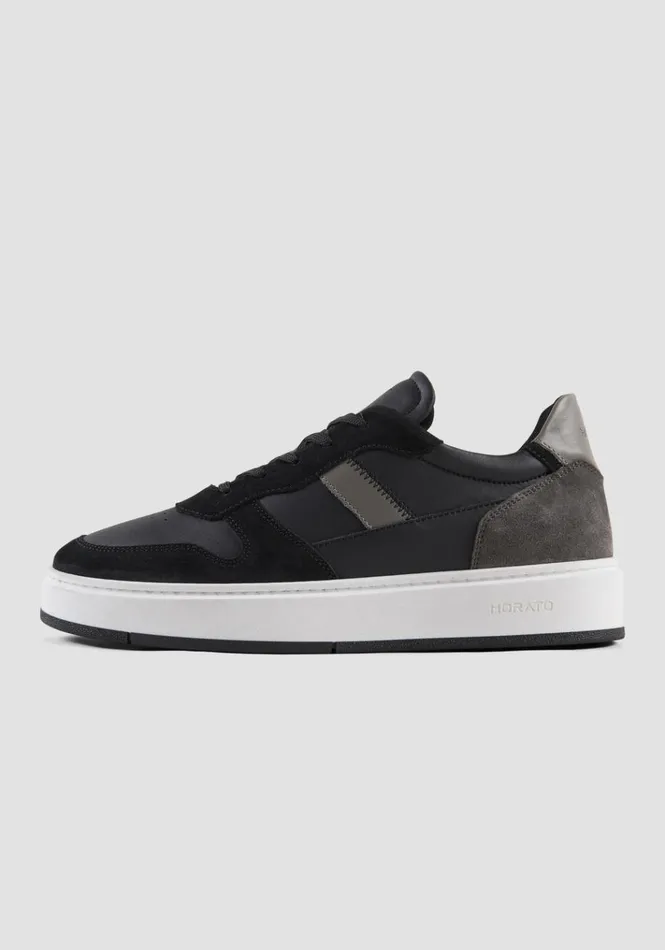 Sneakers Men Antony Morato Emre Sneakers In Black Leather Black