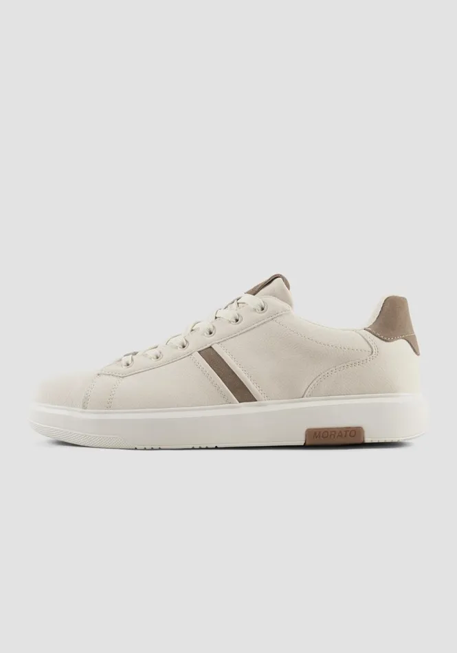 Sneakers Men Antony Morato Himba Sneakers In Faux Leather And Suede Cream