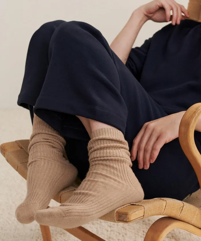 Socks and Gloves Women Jenni Kayne Cashmere Socks Caramel
