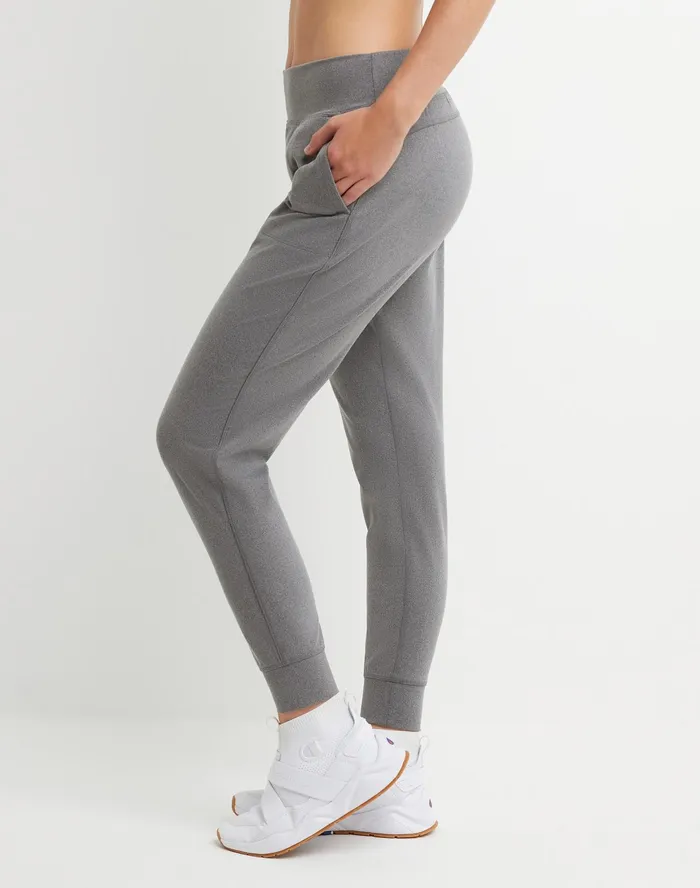 Soft Touch Joggers C Logo 27034 Ebony Heather Women Champion Pants