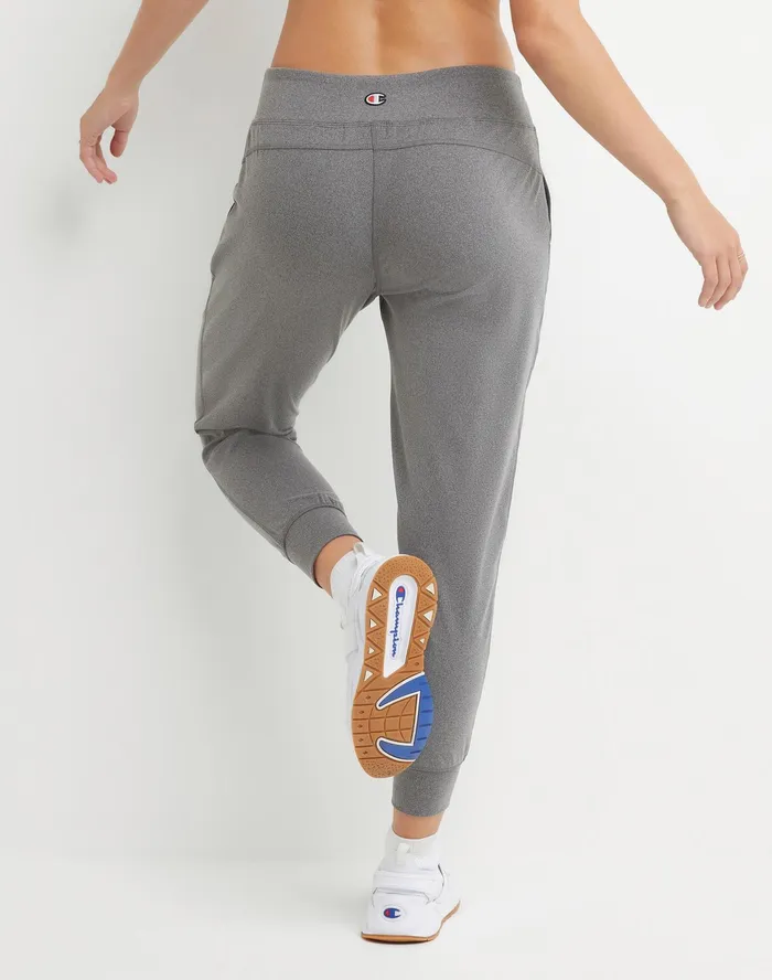 Soft Touch Joggers C Logo 27034 Ebony Heather Women Champion Pants