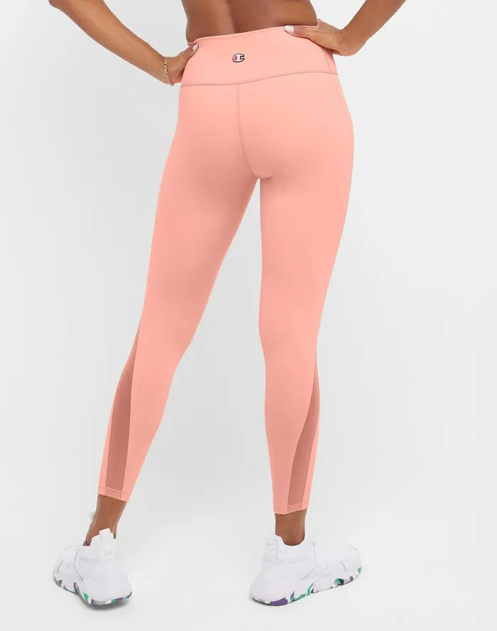 Soft Touch MeshTrim 78 Leggings C Logo 25034 Pink Star Women Champion Leggings